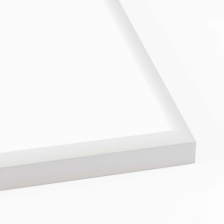 Biała ramka aluminiowa QAL 62x93 cm