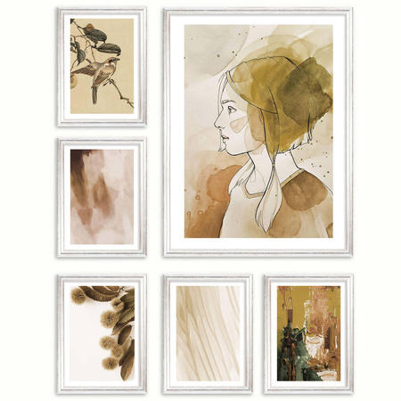 Zestaw srebrnych ramek galeria HIT 1 S GF0002