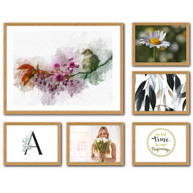 Zestaw ramek kolor dębowy galeria Pinia 00 GF0002