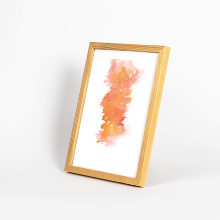 Pakiet 5 szt. naturalnych ramek drewnianych na zdjęcia PINIA 0 15x21 cm