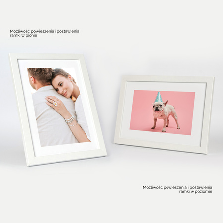 Pakiet 5 szt. białych ramek na zdjęcia HEN 1 21x29,7 cm A4