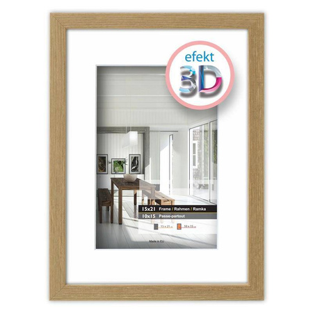 Naturalna ramka przestrzenna Efekt 3D 18x24 cm (13x18 cm)