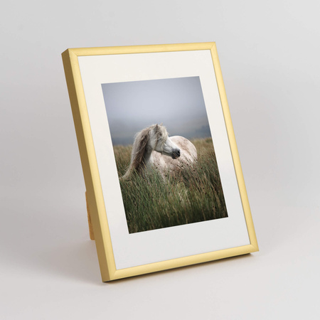 Złota ramka aluminiowa na zdjęcia Royall 18x24 cm