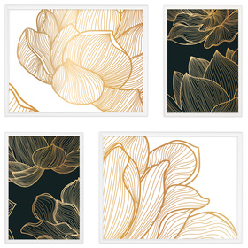 Zestaw białych ramek galeria PRESTO 1 GF0003