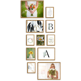 Zestaw naturalnych ramek galeria PRESTO 3 GF0005