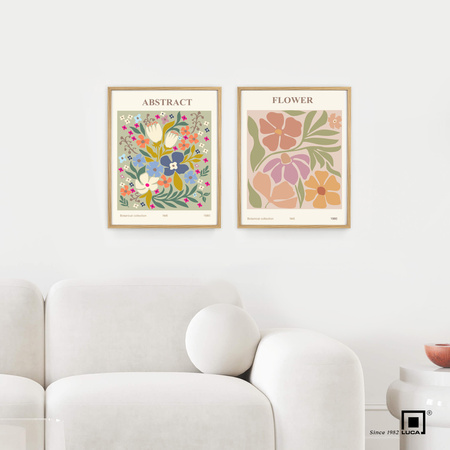 Pakiet 3 szt. ramek na zdjęcia kolor dębowy FDM M02 40x50 cm