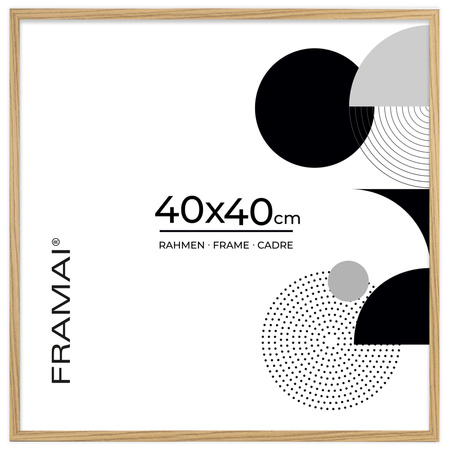 Ramka na zdjęcia 40x40 cm w dębowym kolorze FDM 02