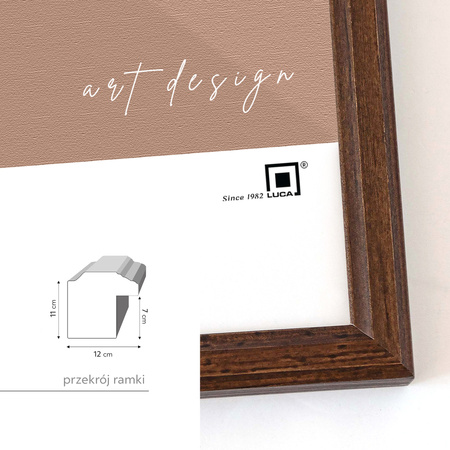 Zestaw brązowych ramek galeria PRESTO 4 GF0002