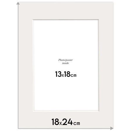 Passe partout 18x24 (13x18) SZARY MGLISTY FOG