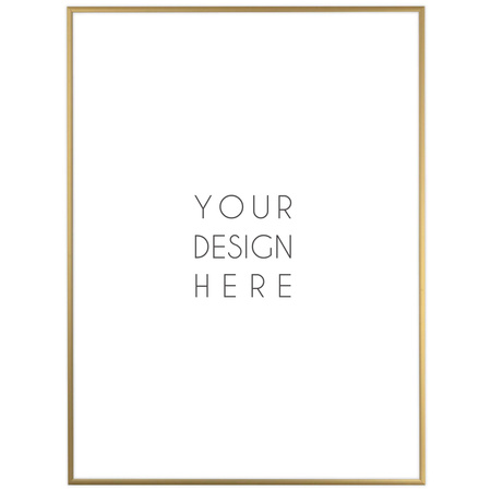 Złota ramka aluminiowa na zdjęcia Royall 60x80 cm