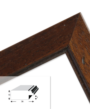 Ramka drewniana na zdjęcia DRZK 4 50x70 cm