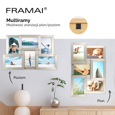 Multirama MULTI HEN S ramka na zdjęcia na sześć zdjęć