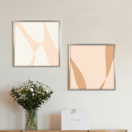 Srebrna ramka na zdjęcie LUX S 50x50 cm