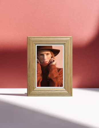 Ramka drewniana na zdjęcia DRL F 0 21x30 cm