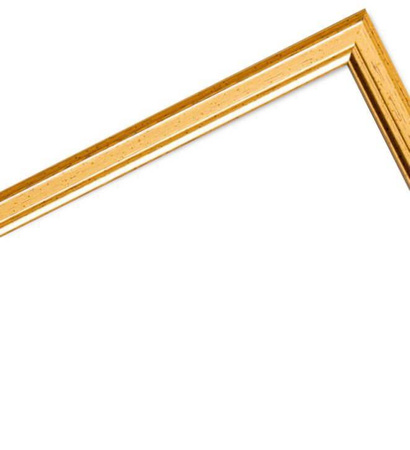 Złota ramka drewniana na zdjęcia DRWA FZ 5x7 cm