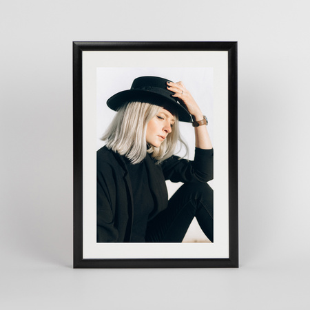 Czarna ramka aluminiowa na zdjęcia Royall 15x21 cm