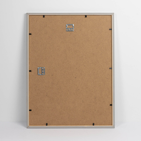 Srebrna ramka drewniana na zdjęcia EKO S2 25x38 cm