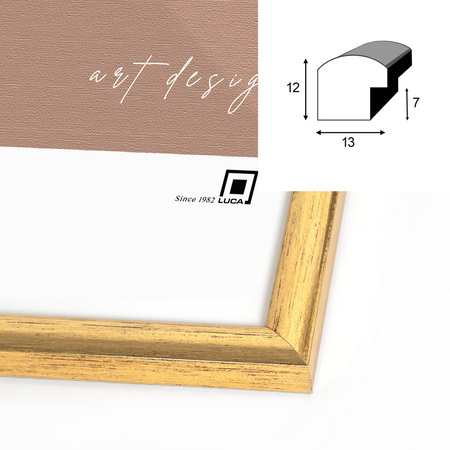 Zestaw złotych ramek galeria HIT 1 Z GF0003