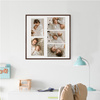 Foto Galeria 50x50 cm brązowa Ramka na 5 zdjęć 15x21 cm z Passe Partout