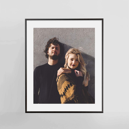 Czarna ramka aluminiowa na zdjęcia Royall 50x60 cm