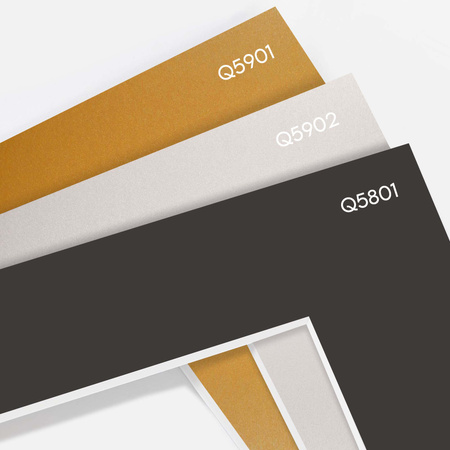 Pakiet 5 szt. Passe Partout 30x40 (21x30) CZARNY BLACK