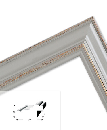 Ramka drewniana na zdjęcia DRL X 05 50x60 cm