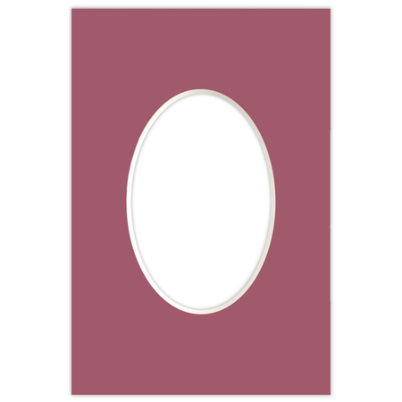 Passe partout 10x15 (6x9) owal róż wenecki