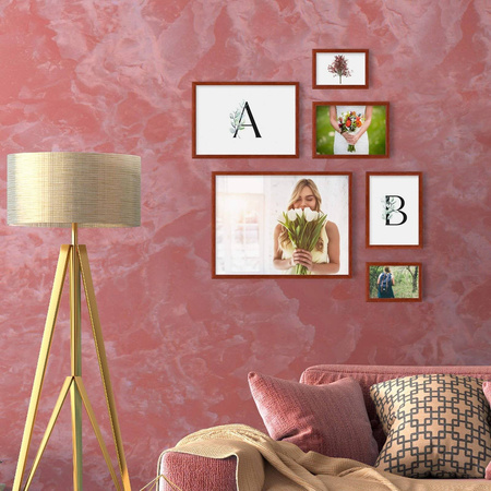 Zestaw brązowych ramek galeria 5 GF0010