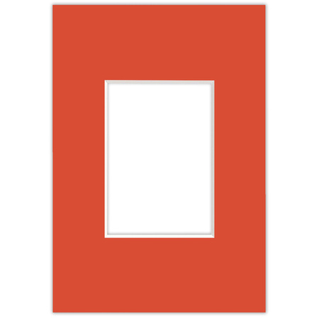 Passe partout 9x13 (5x7) CZERWONY LIGHT RED