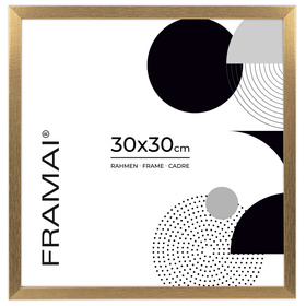 Złota kwadratowa ramka na zdjęcie KEA Z 30x30 cm