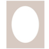 Passe partout 40x50 (30x40) OWAL BEŻOWE DUNE