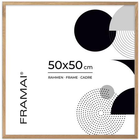 Dębowa ramka na zdjęcia OAK 50x50 cm