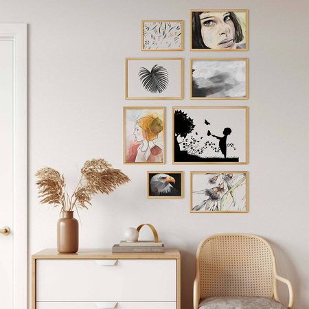 Zestaw złotych ramek galeria Z GF0009