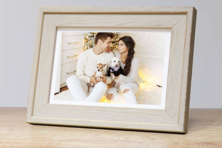 Ramka drewniana na zdjęcia DRL M 04S 13x18 cm