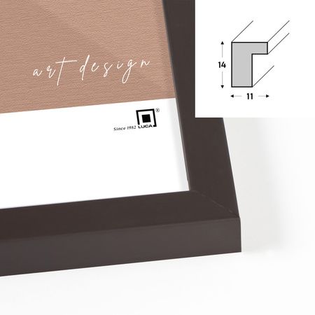 Zestaw brązowych ramek galeria PINIA 02 GF0003