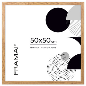 Ramka na zdjęcia w kolorze dębu HEN 01 50x50 cm
