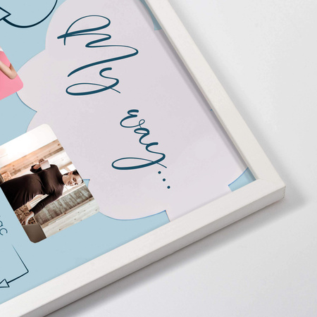 Ramka na zdjęcia MY WAY. Ramka z passe partout o rozmiarze 21x30 cm