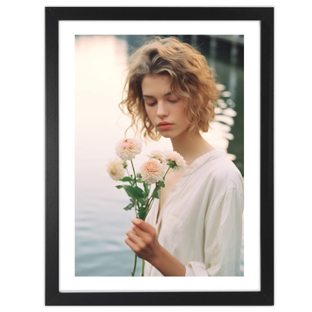 Czarna ramka na zdjęcia HEN 2 30x40 cm