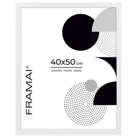 Biała ramka na zdjęcia HEN 1 40x50 cm