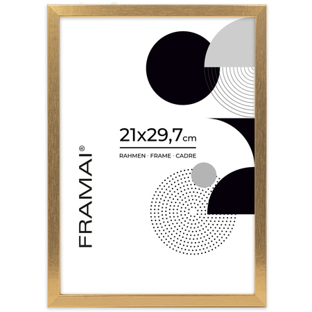 Złota  ramka na zdjęcieKEA Z 21x29,7 cm