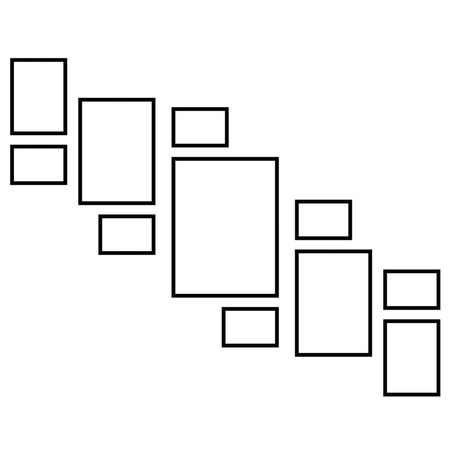 Zestaw ramek PINIA 00 GF0030 L- galeria ramek na 11 zdjęć