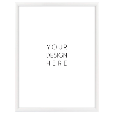 Biała ramka drewniana na zdjęcia EKO 1 30x45 cm