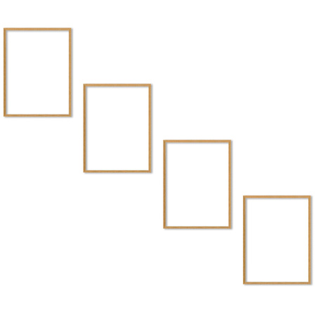 Zestaw ramek PINIA 00 GF0034 L- galeria ramek na 4 zdjęcia