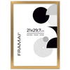 Złota ramka na zdjęcieKEA Z 21x29,7 cm