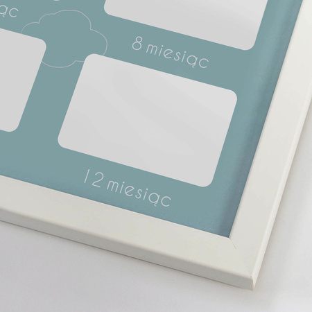 Ramka na zdjęcia MÓJ PIERWSZY ROCZEK - CHŁOPIEC 21x30 cm z passe partout