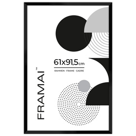 Czarna ramka na zdjęcia 61x91,5 cm HEN 2