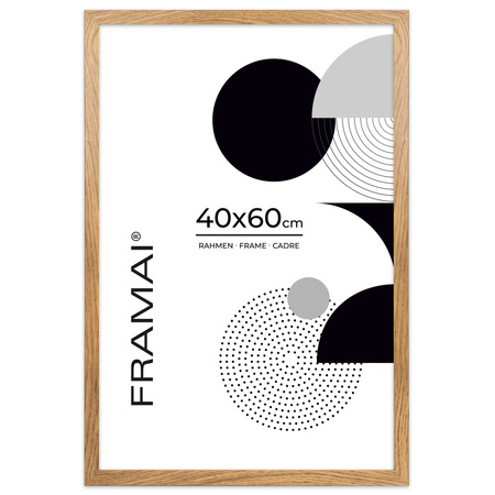 Ramka na zdjęcia w klorze dębu HEN 01 40x60 cm