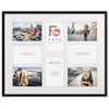 Duża ramka na wiele zdjęć czarna 40x50 cm A - 8 zdjęć