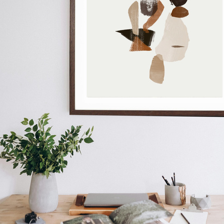 Ramka na zdjęcia 50x50 cm w brązowym kolorze FDM 6