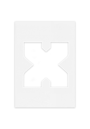 Passe Partout okienko w kształcie LITERKI "X"